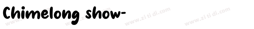 Chimelong show字体转换